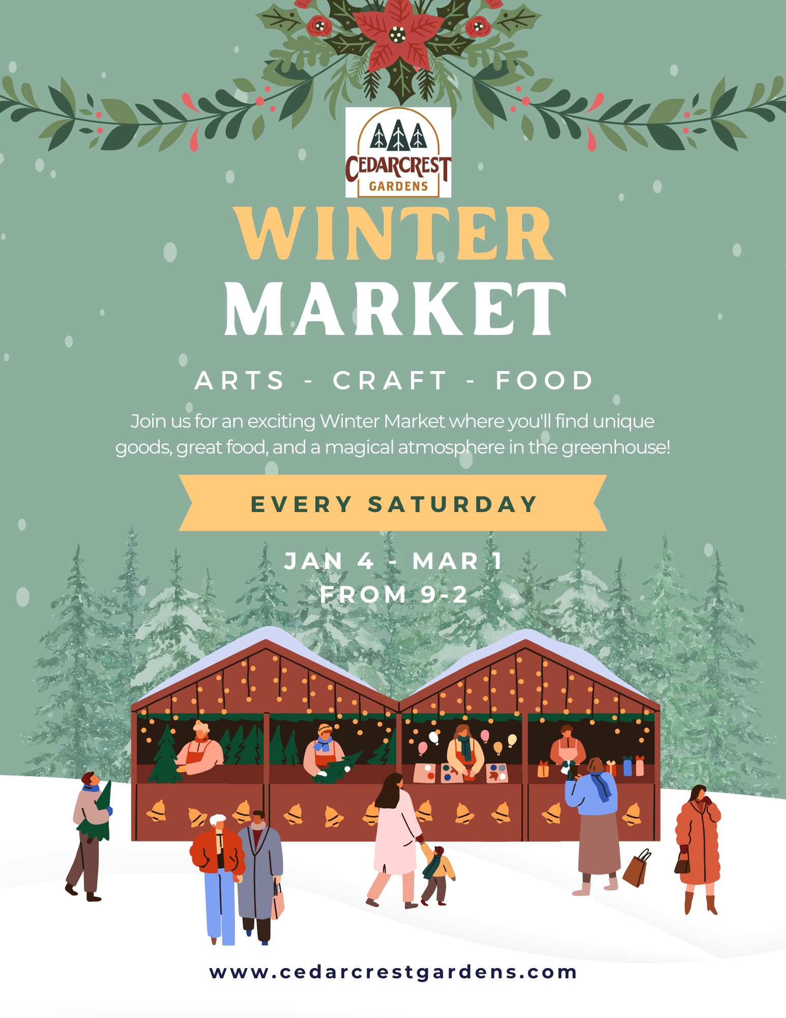 Cedarcrest Gardens Winter Market